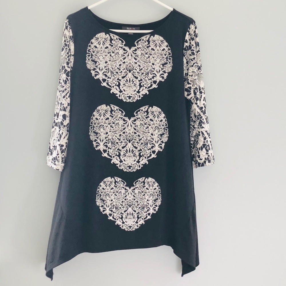 ⚜️Black and white Midi Dress ⚜️